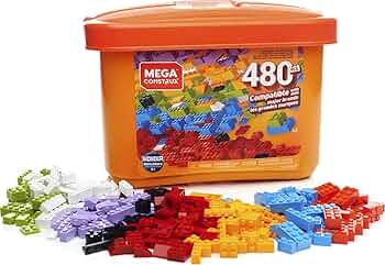 テトリス  ポータブル  MEGA BRICK まとめ売り 16個 Amazon.com: Mega Construx Open-Ended Play Brick Box for Ages